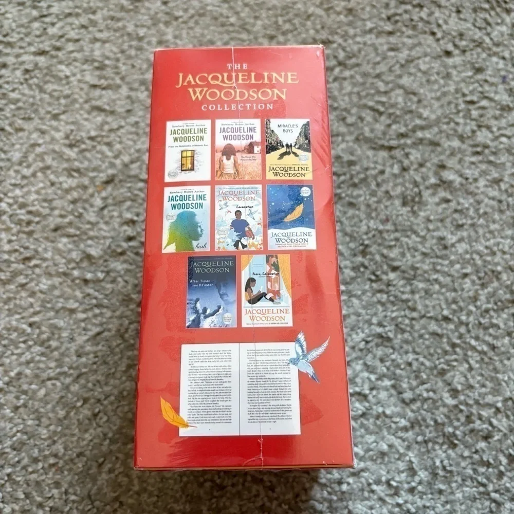 The Jacqueline Woodson Book Collection NEW Melanin Sun Hush Locomotion